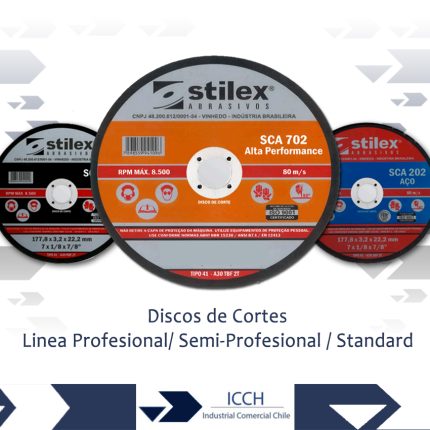 Discos de cortes línea profesional semi-profesional standard