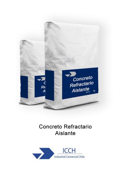2 bolsas de concreto refractario aislante